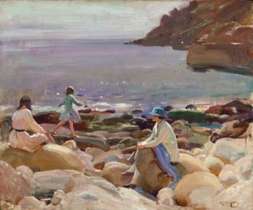 Sir Alfred James Munnings, P.R.A., R.W.S., Lamorna Cove, Cornwall