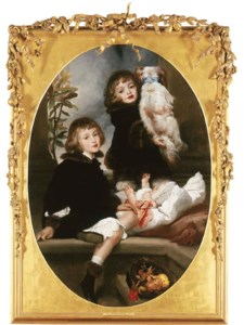 Portrait of Ida, Adrian and Frederic Marryat