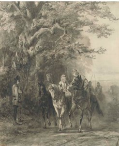 Van Alva, Madzy and Deodaat on their way to Haarlem