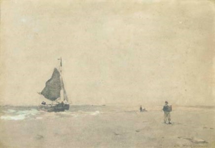 On the beach