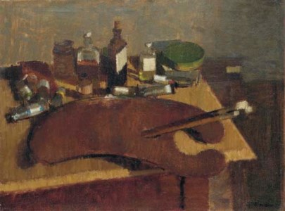 The artist's studio