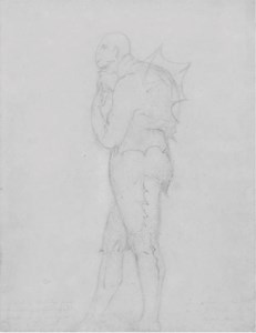 The Ghost of a Flea ( recto ); A druidical building with figures ( verso )