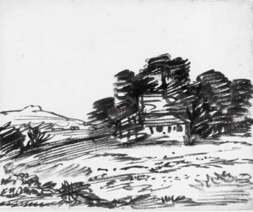 A building among trees