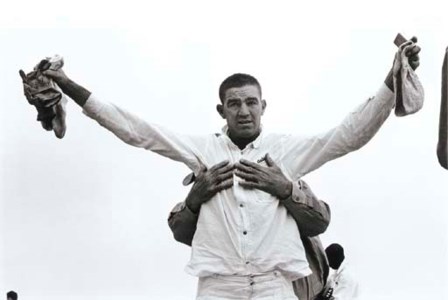 Untitled (Prisoner being patted down) from Conversations with the Dead , 1968