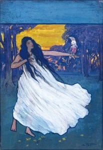 Girl with Galah