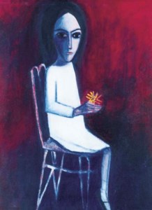 Girl with Bouquet