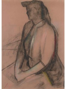Portrait of the artist's wife