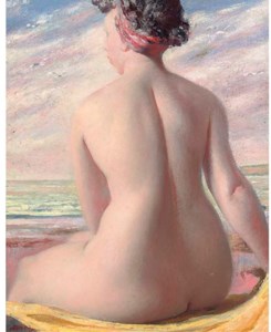 Resting bather