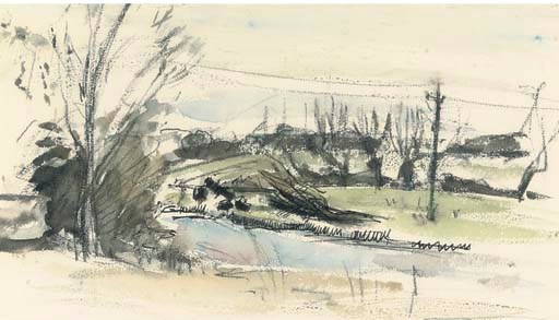 View of the River Chelmer, Felsted, Essex