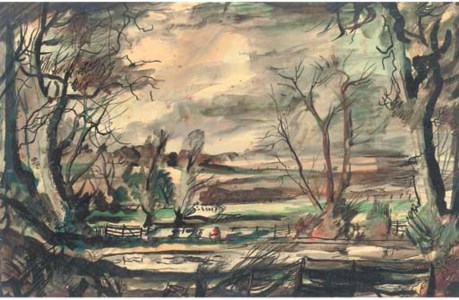 The pond, Cornard, Suffolk