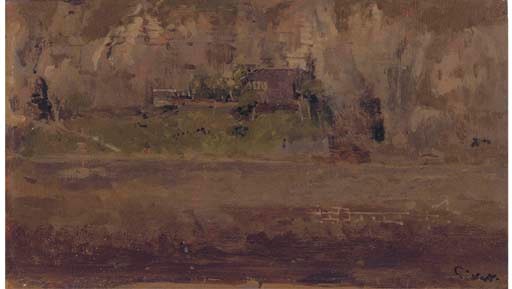 Les Falaises du Pollet et L'Atelier du Peintre Haquette (esquisse)