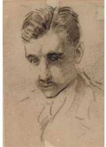 Portrait of Lonnie Peake, the artist's brother