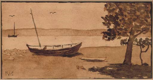 Boats off the coast, China