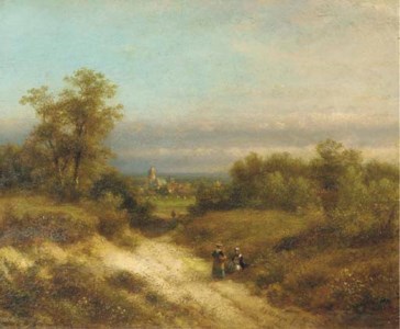 A valley in summer