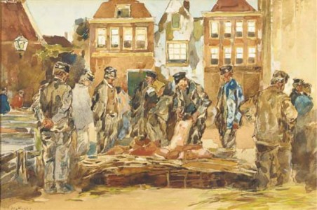 Varkensmarkt: at the pig-market