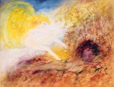 Angel and Sleeping Figure