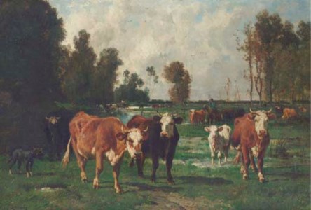 Cattle in a Meadow