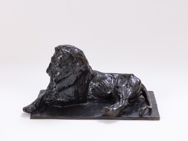 Grand Lion couché, petit modèle