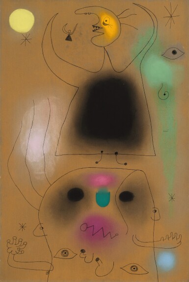 Femmes, oiseau, étoiles