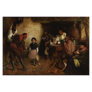 John Bagnold Burgess, RA (British, 1830-1897) Stolen by Gipsys