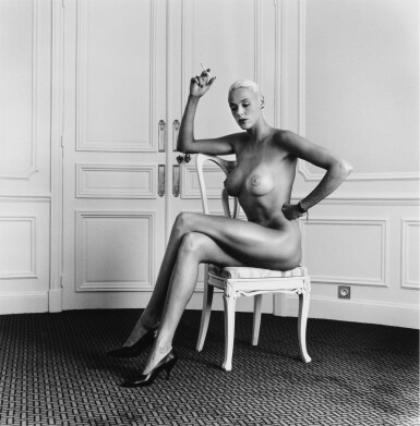 Portrait of Birgit Nielsen, Sitting, Hotel Hermitage, Monte-Carlo
