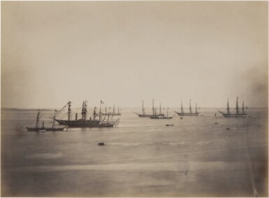 Flotte Franco-Anglais en Rade de Cherbourg