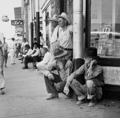No Rain, Idle in Town During the Great Drought, Sallisaw, Oklahoma
