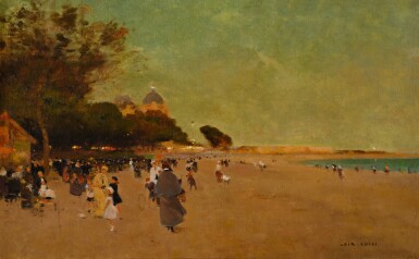 View of the Beach with the Casino of Dieppe