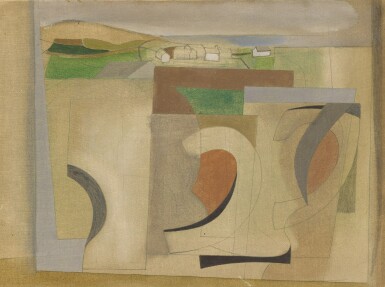 June 7-49 (Still Life with Cornish Landscape)