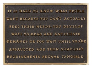 Selections from the Living Series: It is hard to know what people want...