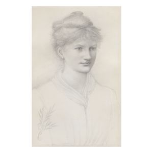 Sir Edward Coley Burne-Jones, Bt., ARA, RWS (British, 1833-1898) Portrait of Elsie Yorke