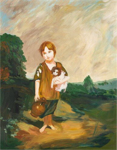 The Countryside, the Poor Cottage Girl with Dog & Pitcher