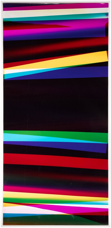 Three Colour Curl (YMC: Los Angeles, California, February 15th 2013, Fuji Color Crystal Archive Super Type C, Em. No. 186-007, 02713)