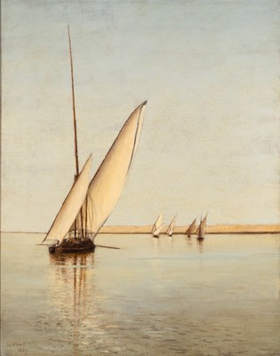Boats Along the Nile