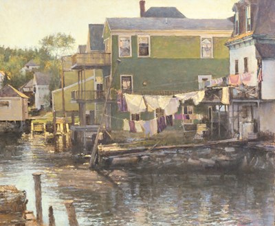 Wash Day, Stonington Village