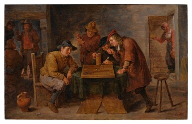 Tric-Trac Players in a Tavern