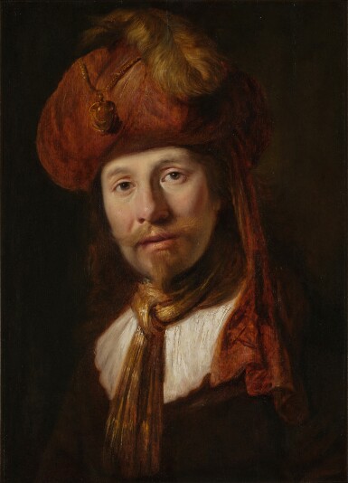 Portrait of a Man Wearing a Turban
