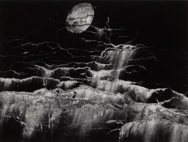 Moon and Wall Encrustations, Pultneyville, New York