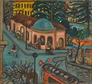 Untitled (View from the Artist's studio onto Tesvikiye Caddesi)