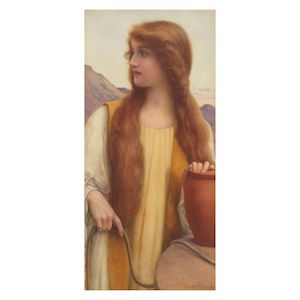 Henry Ryland (British, 1856-1924) At the well