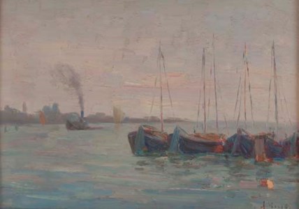 Boats in the Giudecca Channel