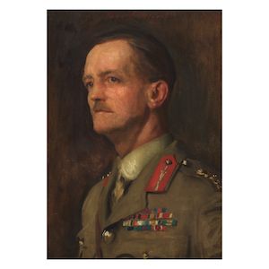 John Singer Sargent, RA (American, 1856-1925) Portrait of Lt. General Sir Charles Dobell, K.C.B., C.M.G., D.S.O., Com. Legion of Honour (Fr.)