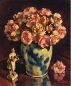 Pink rozes on a table