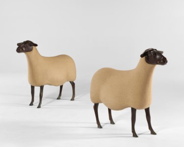 François-Xavier Lalanne, Two 'Moutons Transhumants', designed 1988