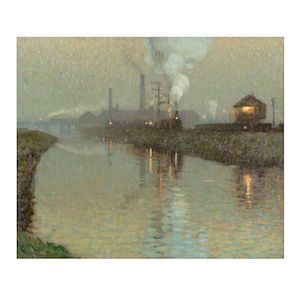Sir John Alfred Arnesby Brown, RA (British, 1866-1955) The signal box