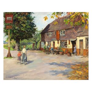 Stanhope Alexander Forbes, RA (British, 1857-1947) The Woolpack Inn, Yalding