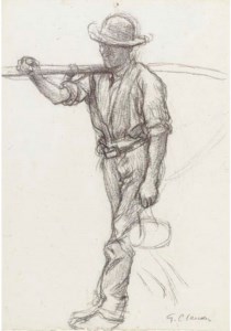 Man with scythe