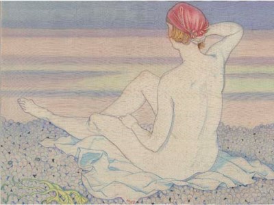 Evening Bather