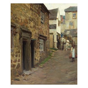 Stanhope Alexander Forbes, RA (British, 1857-1947) The Keigwin Arms, Mousehole