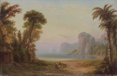 Curtain for the Arch Street Theatre, Tempest, First Scene